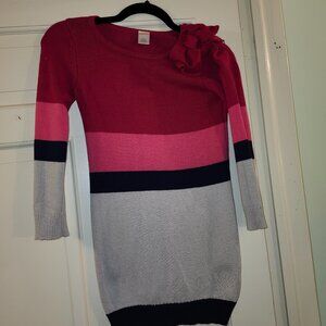 Gymboree girls 8 sweater dress with bow